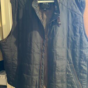 Jos A Bank Vest Men's 2XL Wool Blend Hunting Waistcoat Herringbone  Blue